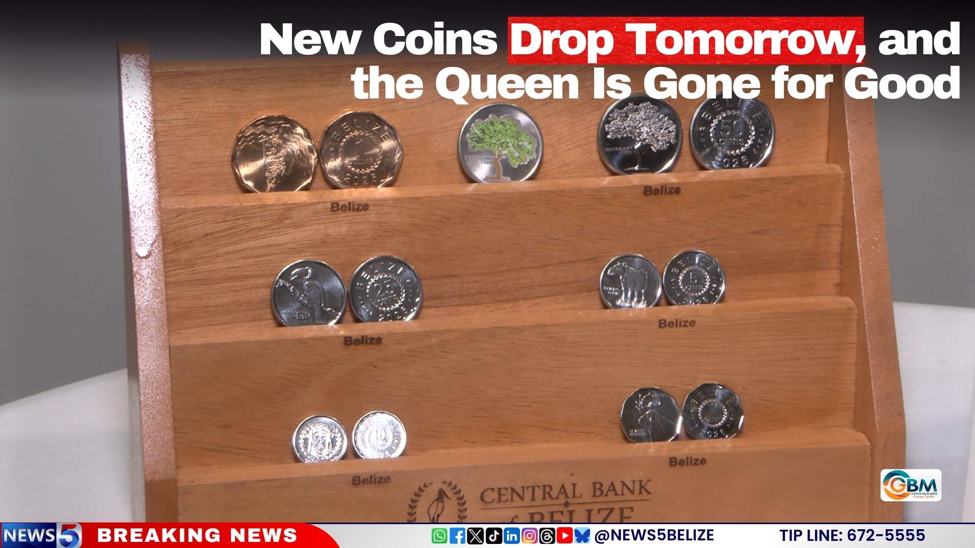 New Coins Drop Tomorrow, and the Queen Is Gone for Good