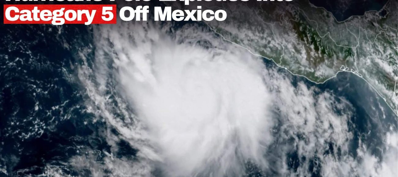 Hurricane Polo Explodes Into Category 5 Off Mexico 