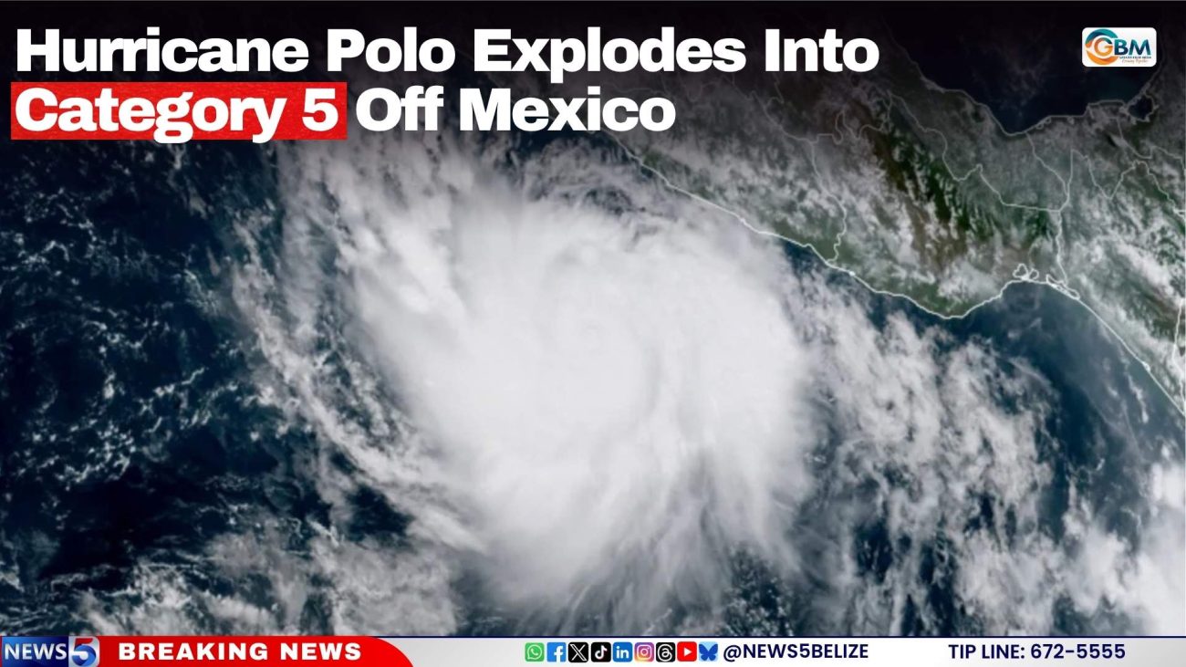 Hurricane Polo Explodes Into Category 5 Off Mexico 