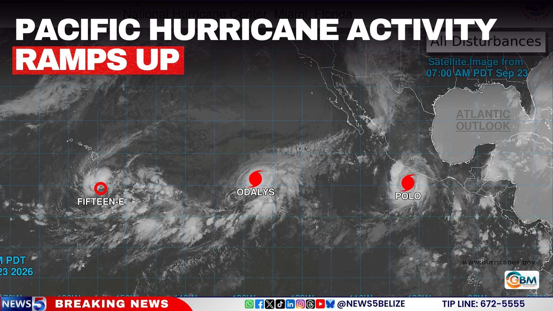 Pacific Hurricane Activity Ramps Up