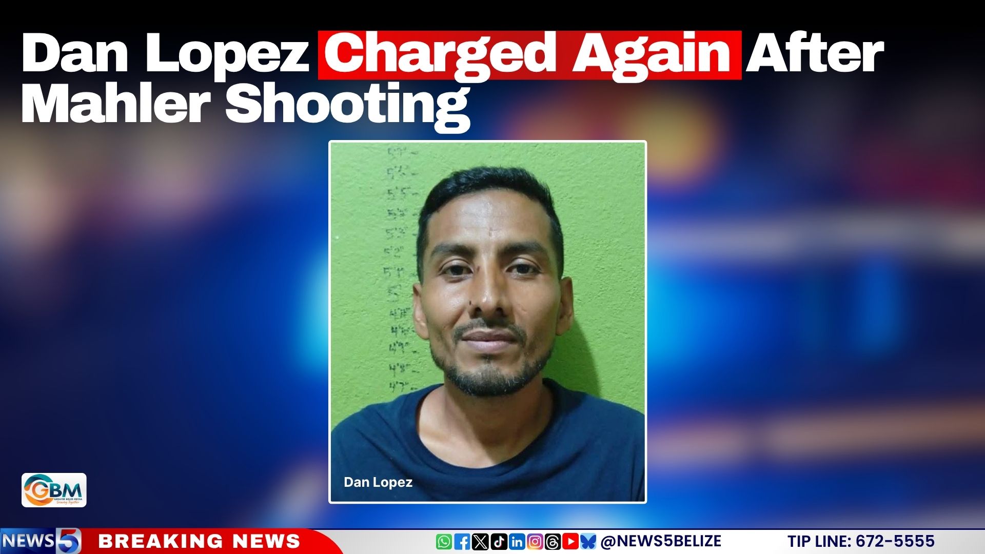 Dan Lopez Charged Again After Mahler Shooting