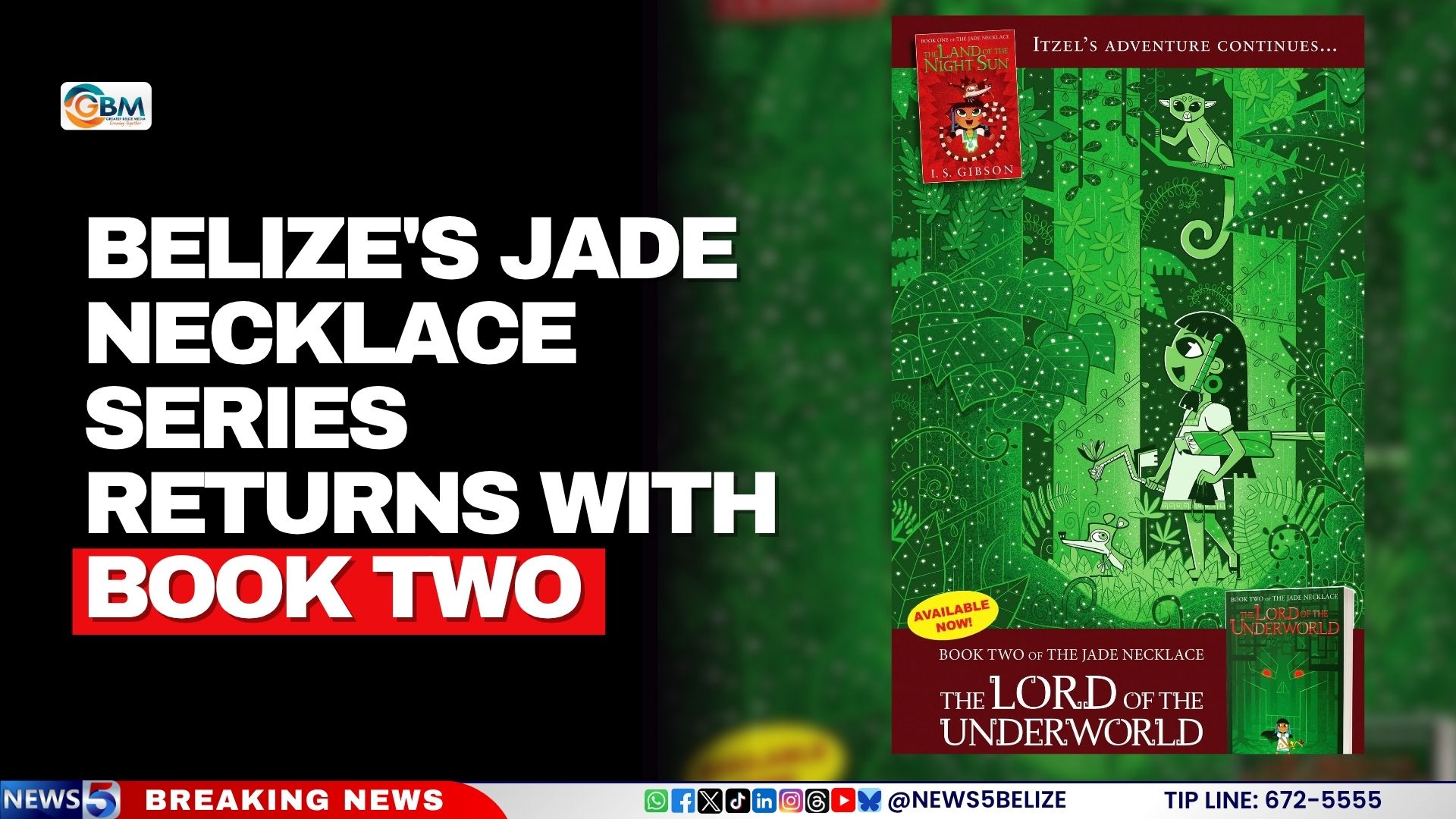 Belize's Jade Necklace Series Returns With Book Two