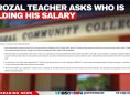 Corozal Teacher Asks Who is Holding His Salary