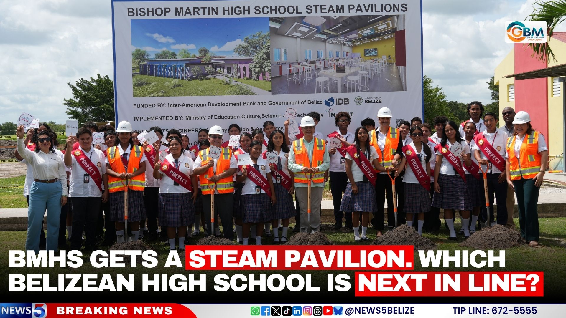 BMHS Gets a STEAM Pavilion. Which Belizean High School Is Next in Line?