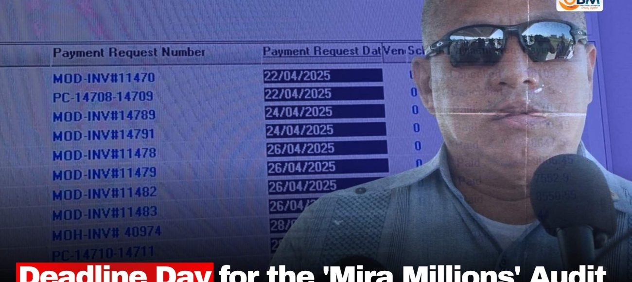 Deadline Day for the 'Mira Millions' Audit
