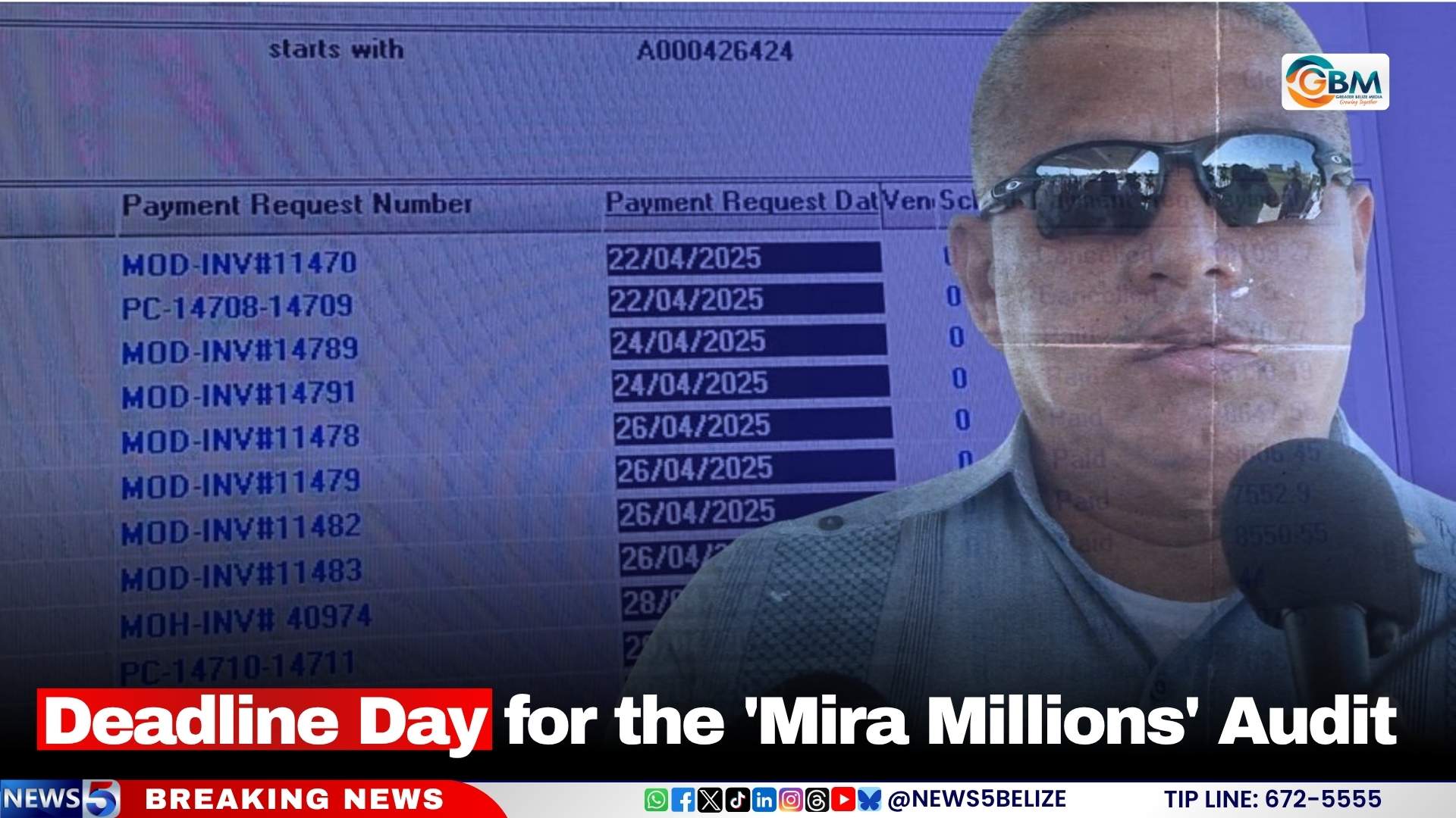 Deadline Day for the 'Mira Millions' Audit