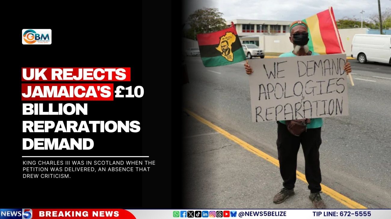 UK Rejects Jamaica's £10 Billion Reparations Demand