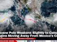 Hurricane Polo Weakens Slightly to Category 4, Begins Moving Away From Mexico's Coast