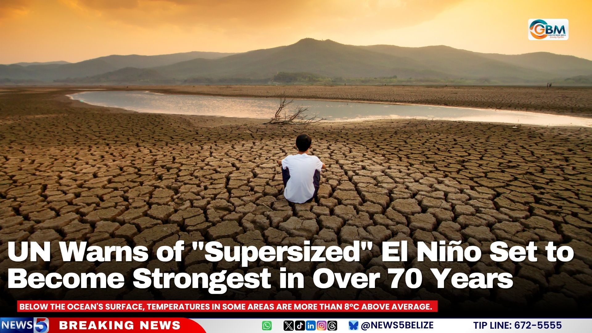 UN Warns of "Supersized" El Niño Set to Become Strongest in Over 70 Years