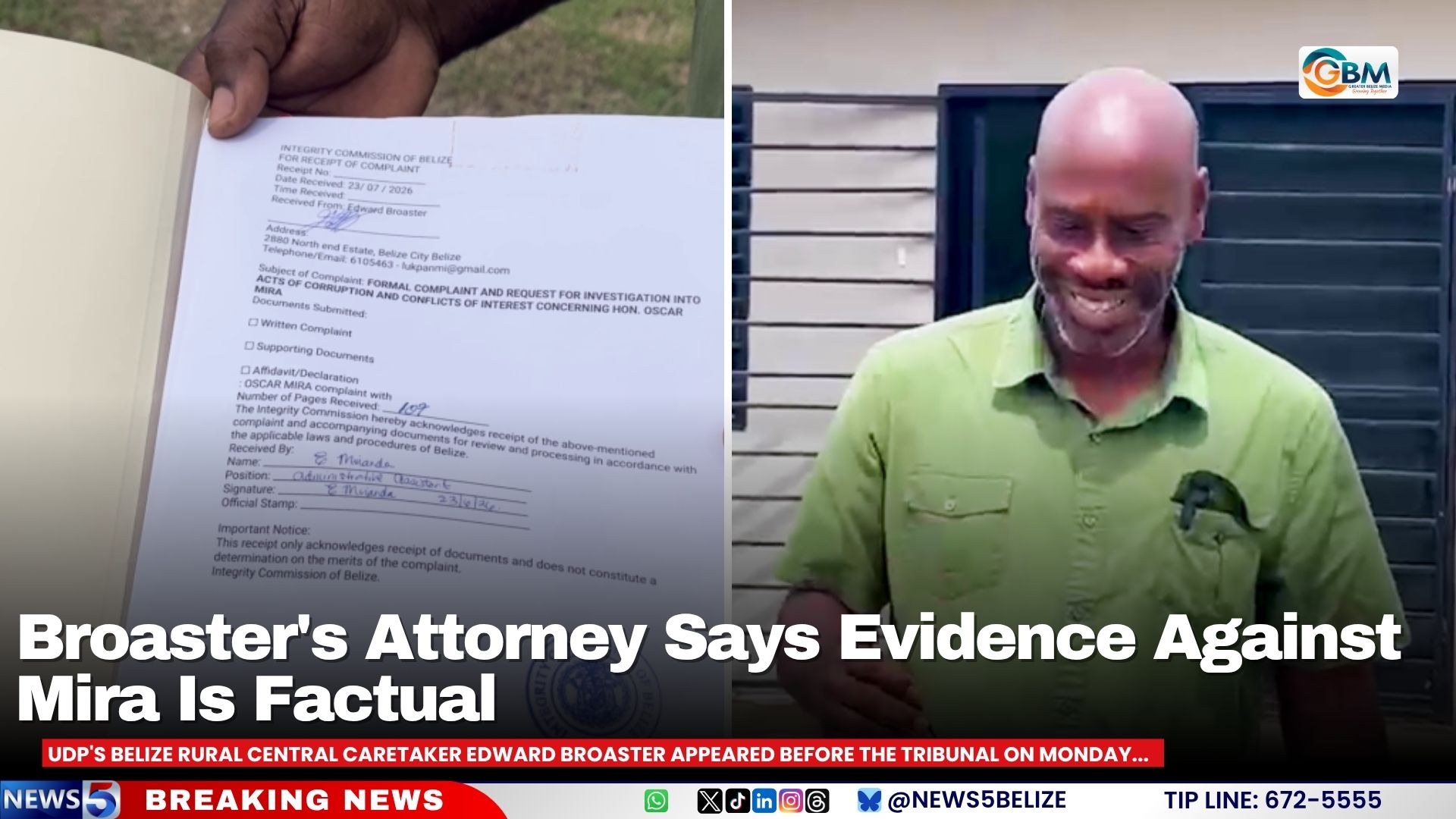 Broaster's Attorney Says Evidence Against Mira Is Factual
