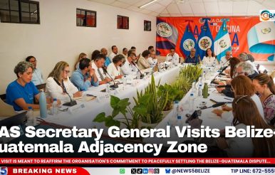 OAS Secretary General Visits Belize-Guatemala Adjacency Zone