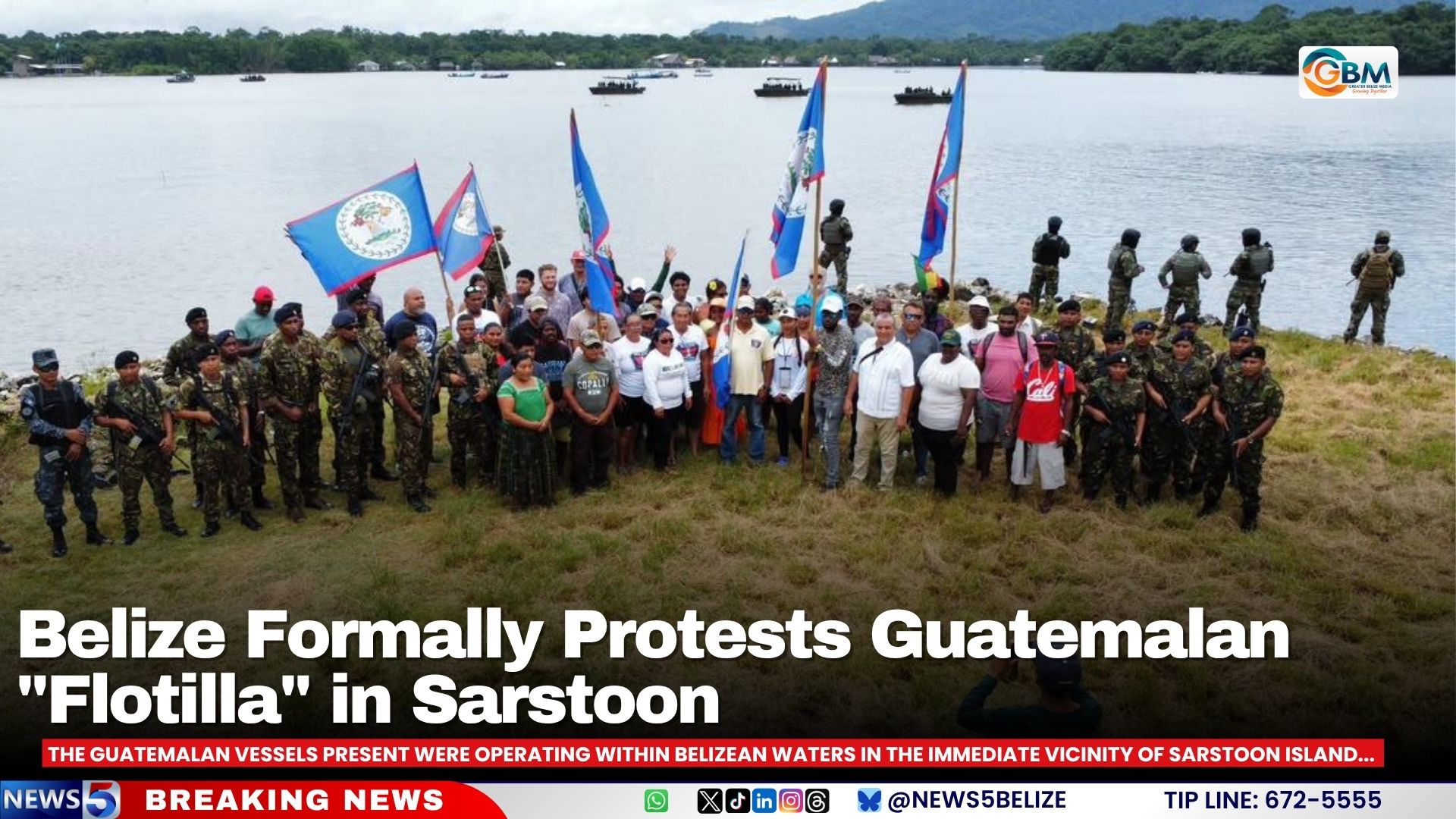 Belize Formally Protests Guatemalan "Flotilla" in Sarstoon