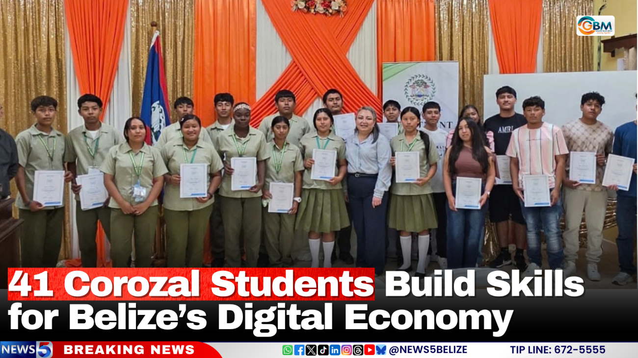 41 Corozal Students Build Skills for Belize’s Digital Economy