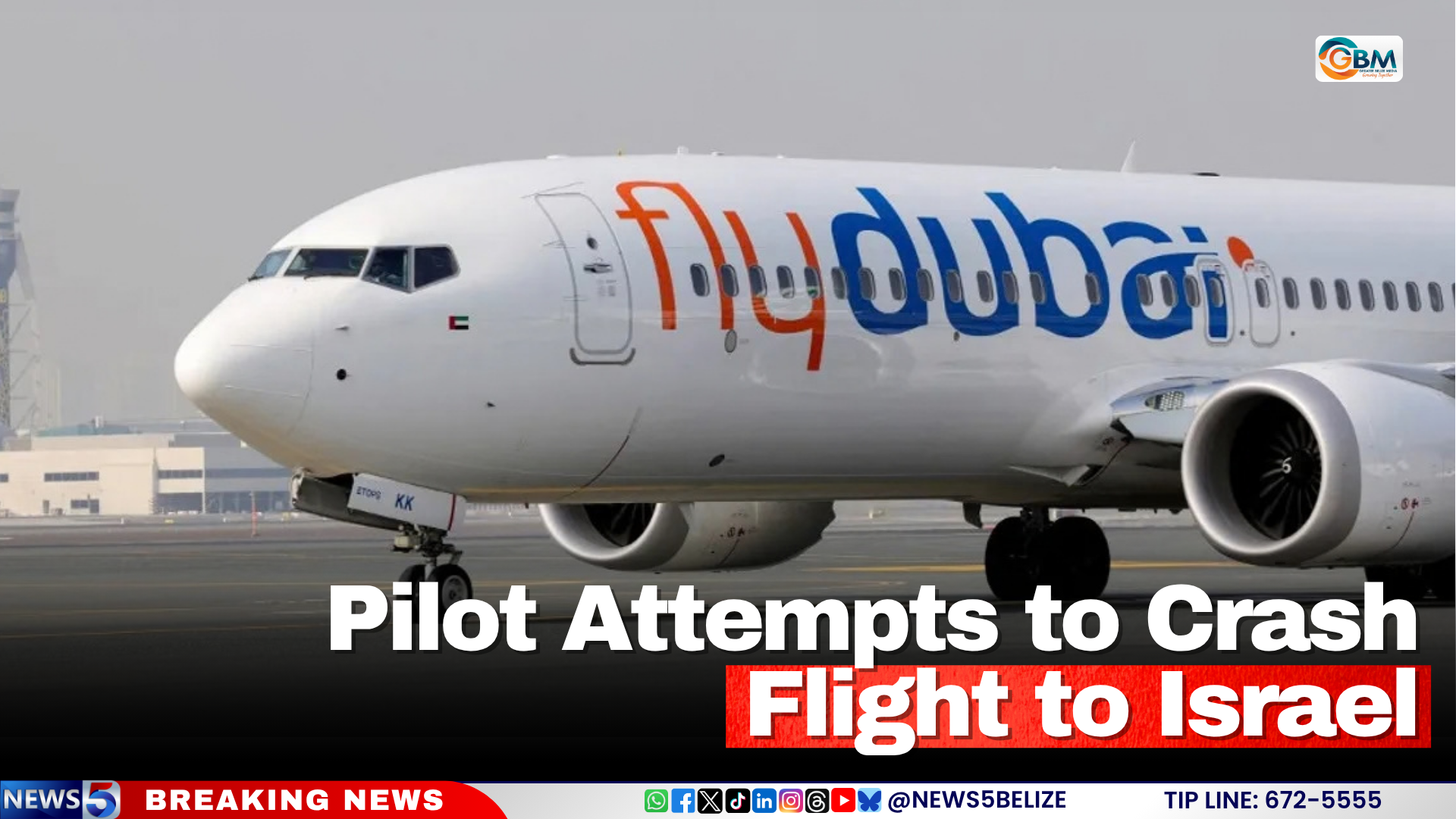 Pilot Attempts to Crash Flight to Israel
