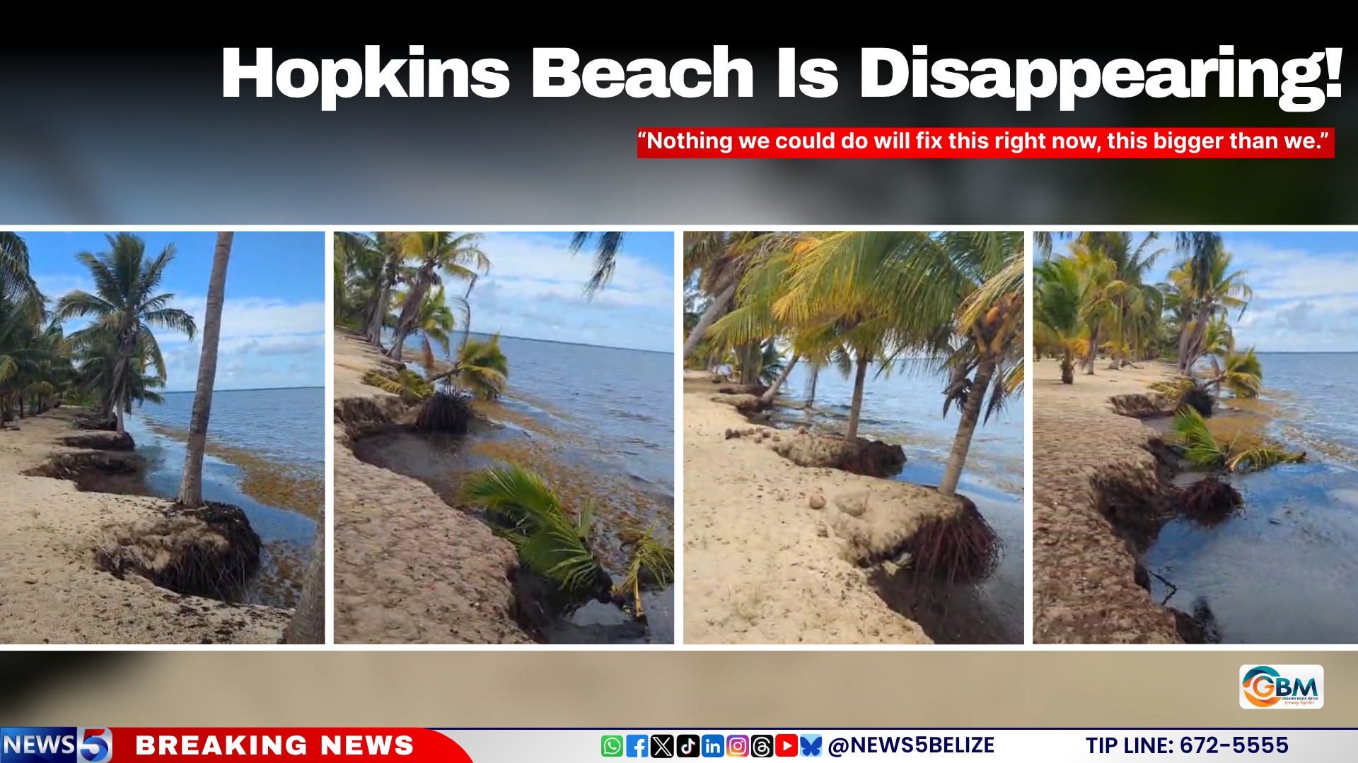 Hopkins Beach Is Disappearing! 
