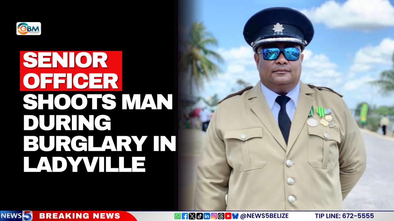 Senior Officer Shoots Man During Burglary in Ladyville
