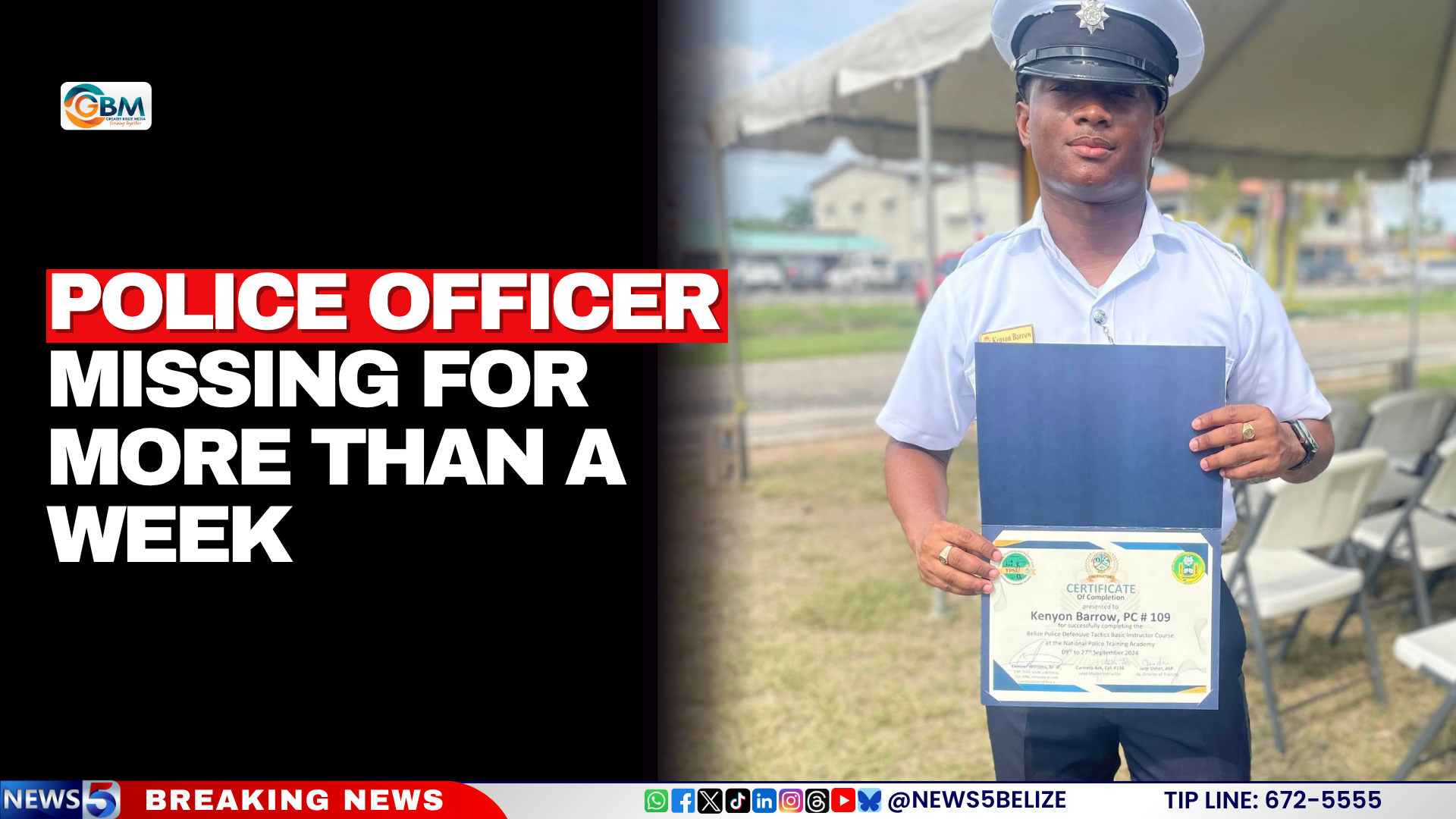 Police Officer Missing For More Than A Week