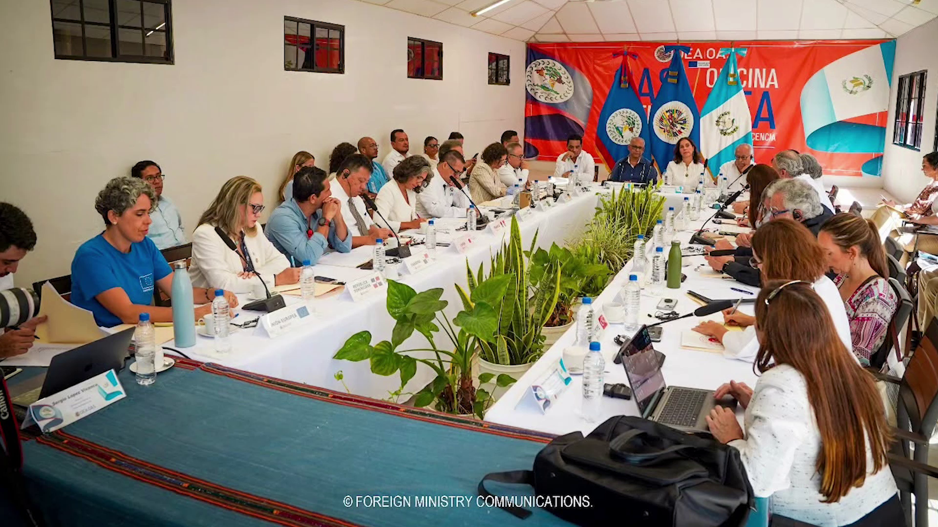OAS Hosts Belize-Guatemala Meeting at Adjacency Zone