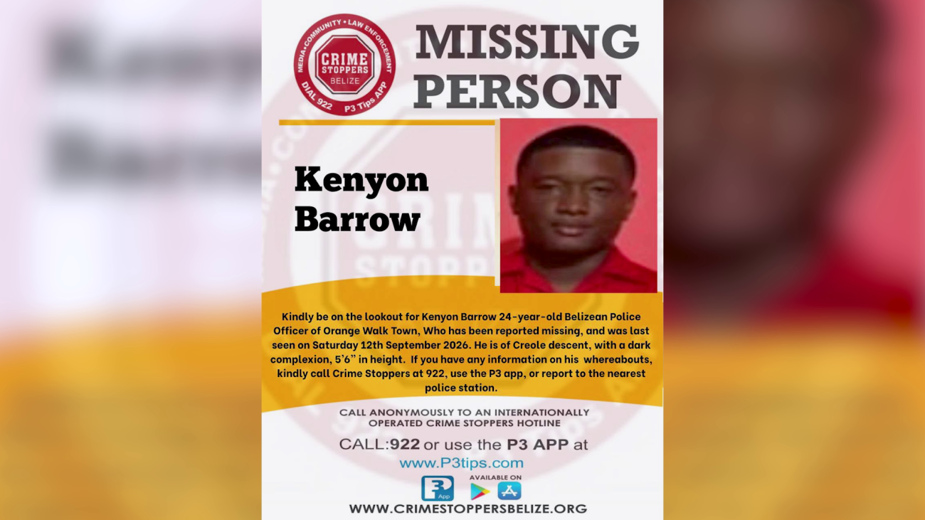 Urgent Search for Missing Police Officer Kenyon Barrow