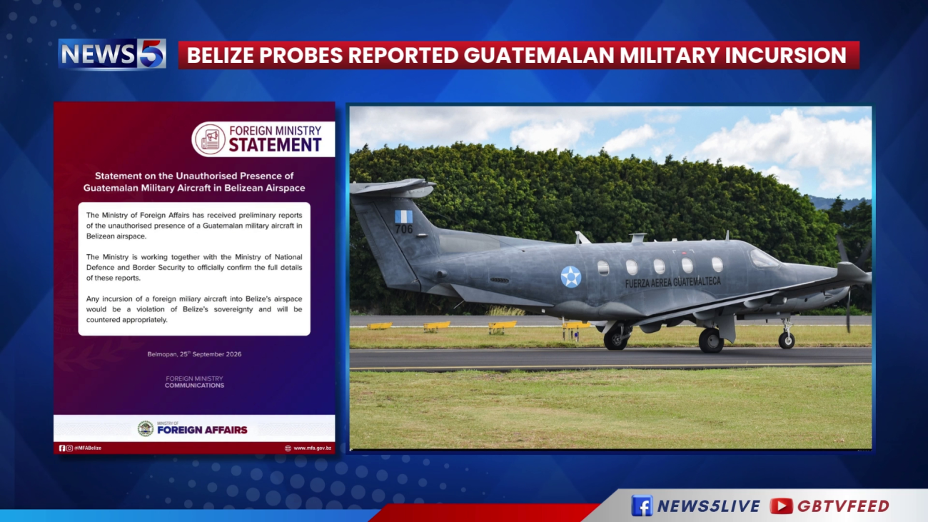 Guatemalan Military Flight Violates Belizean Airspace