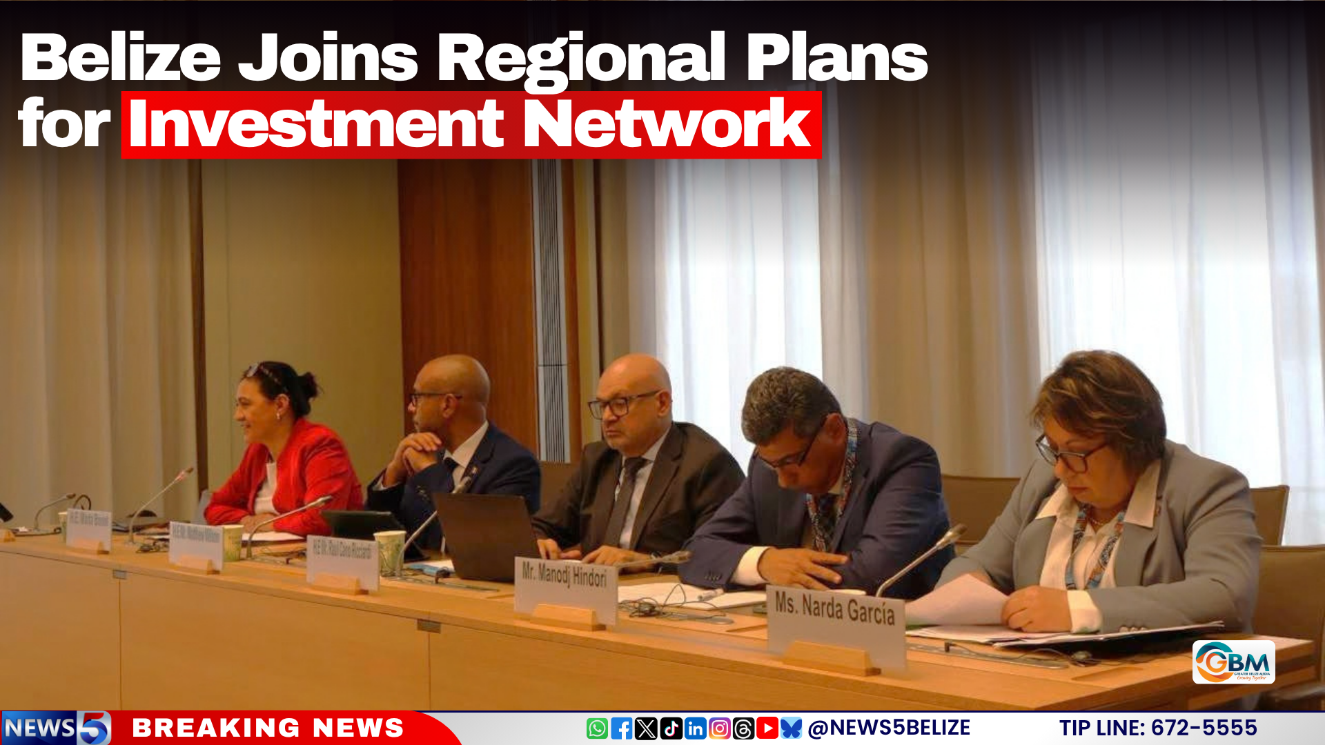 Belize Joins Regional Plans for Investment Network