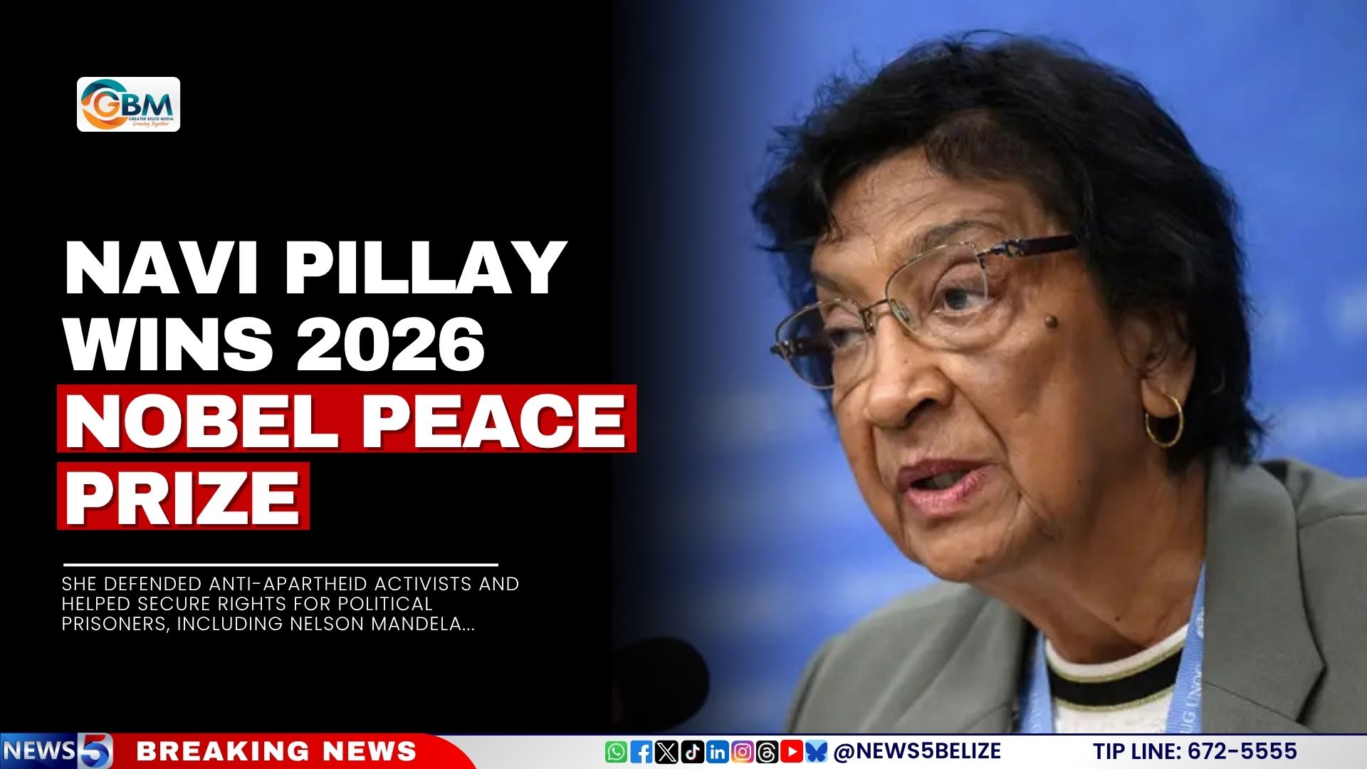 She defended anti-apartheid activists and helped secure rights for political prisoners, including Nelson Mandela.