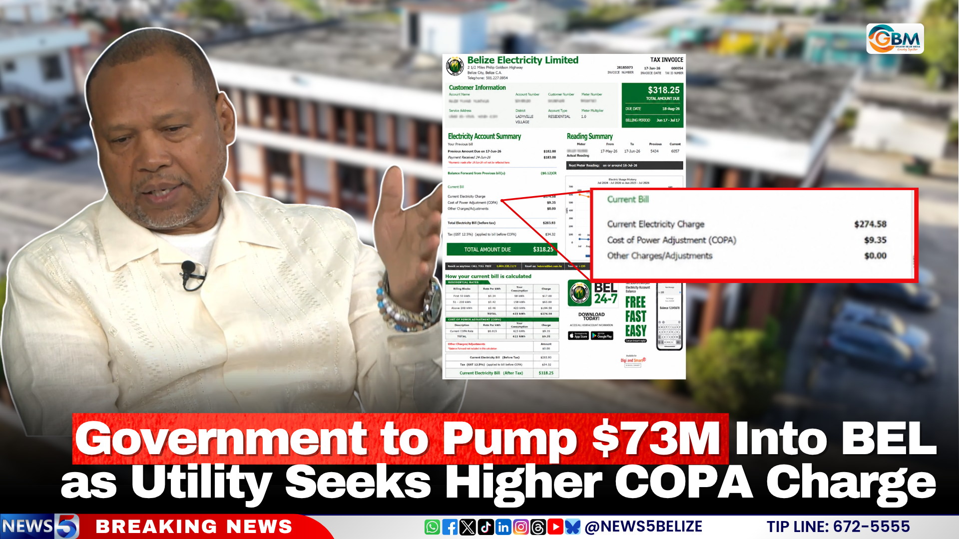 Government to Pump $73M Into BEL as Utility Seeks Higher COPA Charge