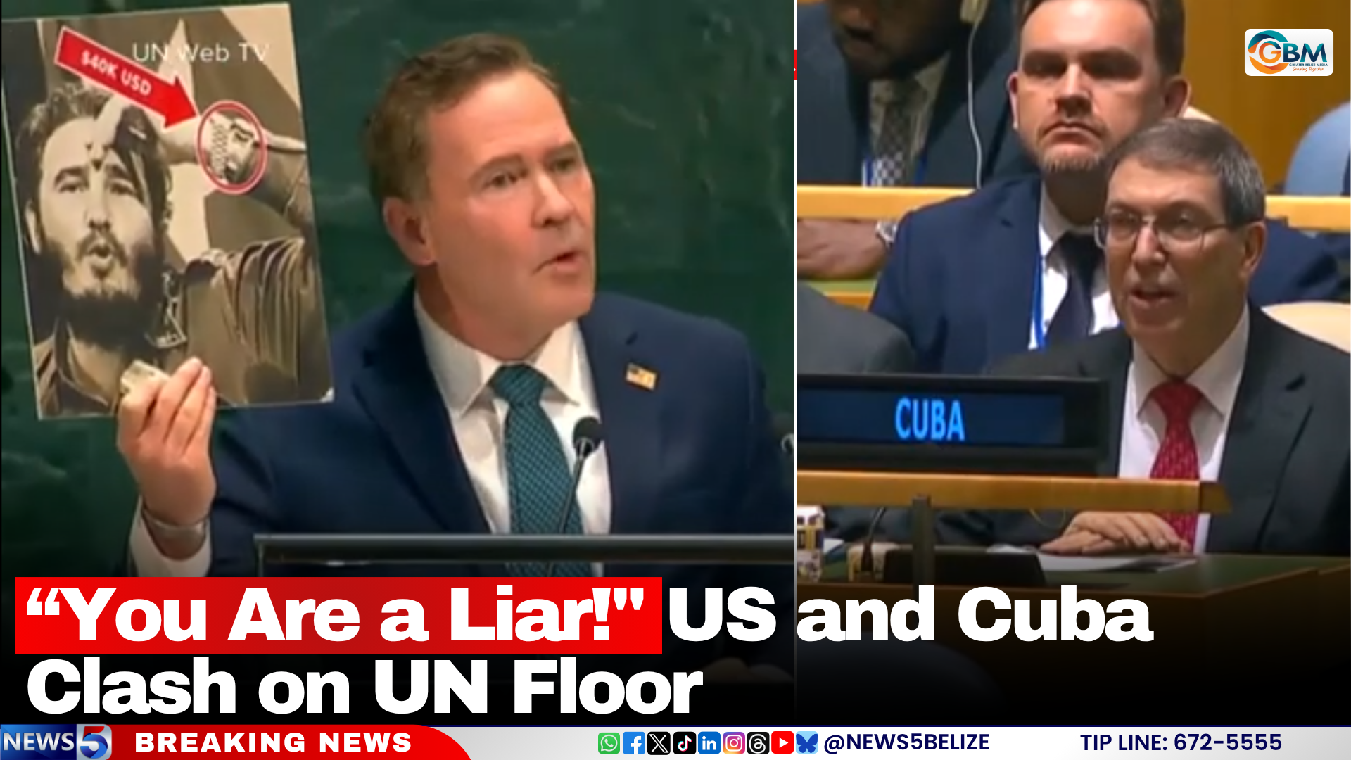 “You Are a Liar!" US and Cuba Clash on UN Floor