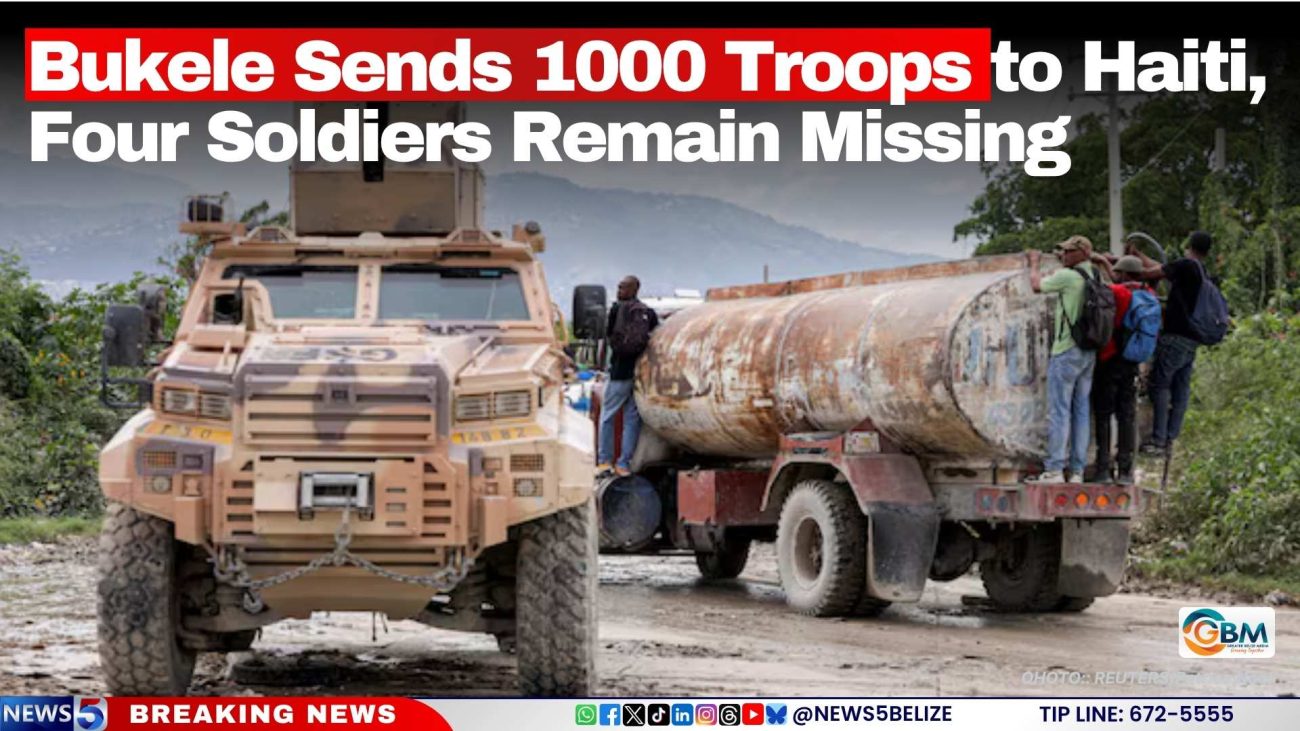 Bukele Sends 1000 Troops to Haiti, Four Soldiers Remain Missing