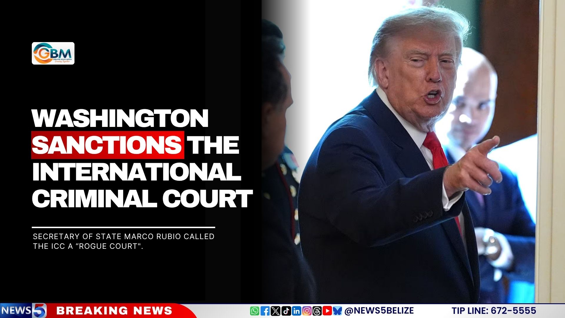 Washington Sanctions the International Criminal Court
