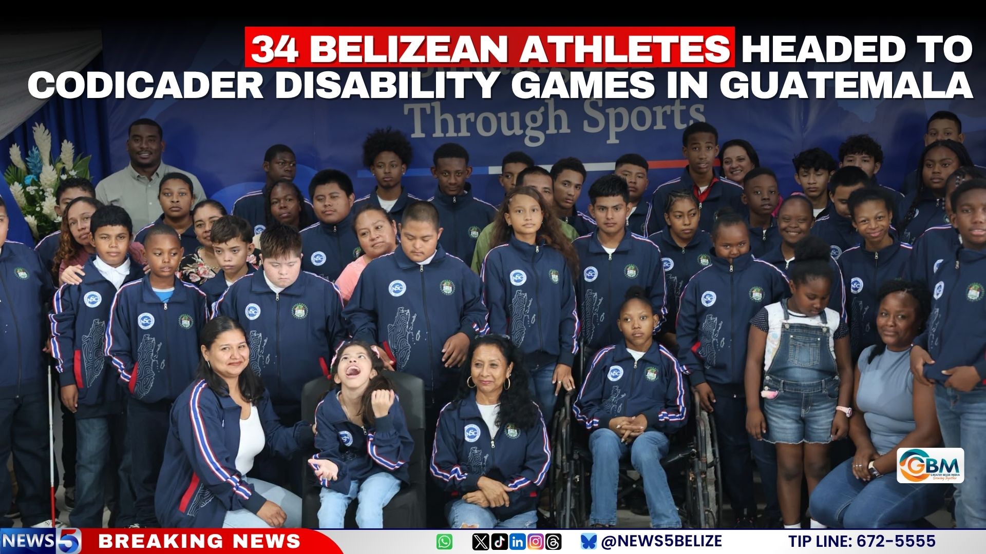 34 Belizean Athletes Headed to CODICADER Disability Games in Guatemala