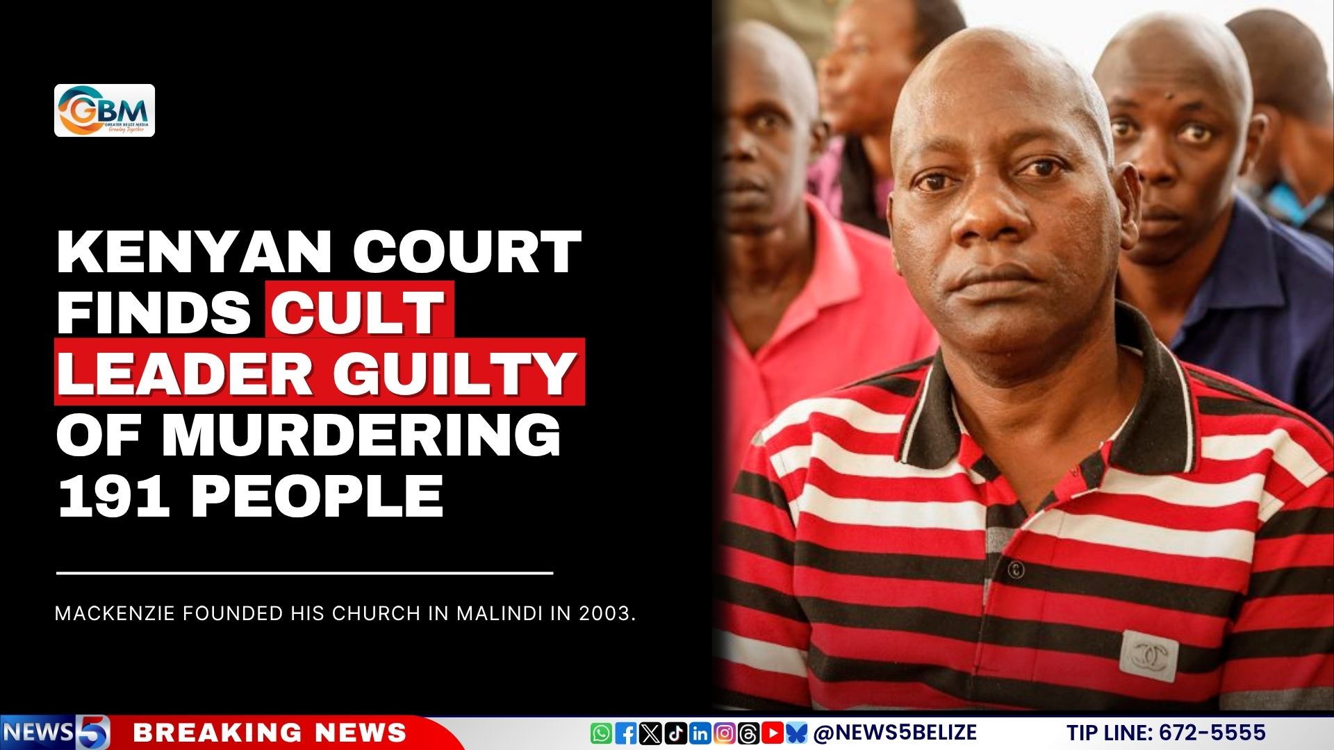 Kenyan Court Finds Cult Leader Guilty of Murdering 191 People