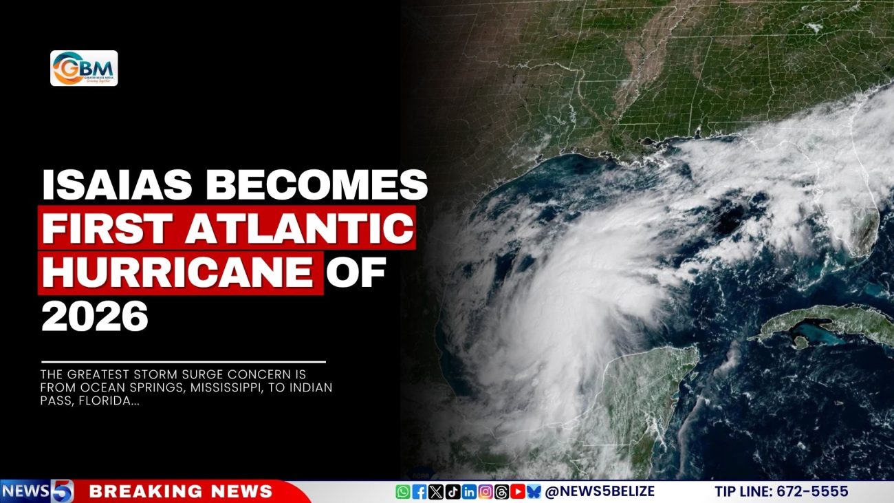 Isaias Becomes First Atlantic Hurricane of 2026