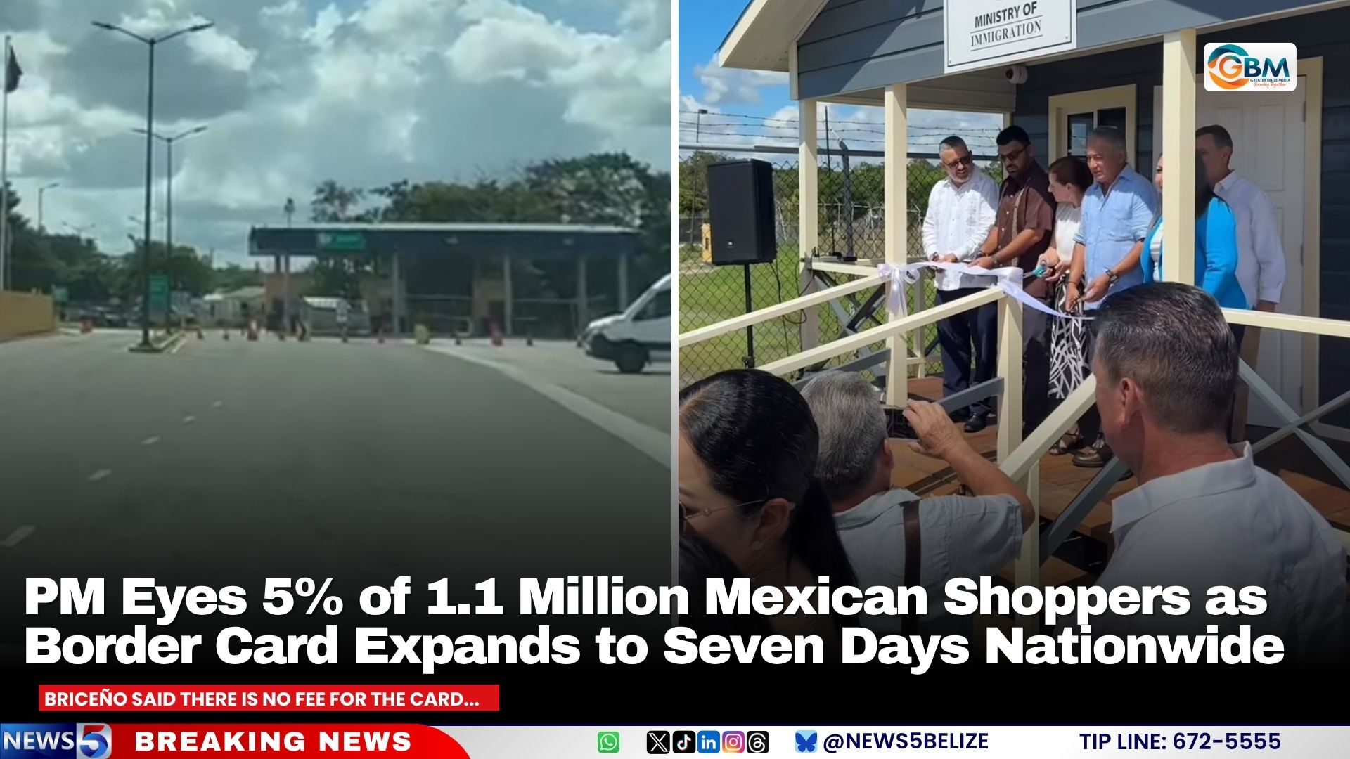 PM Eyes 5% of 1.1 Million Mexican Shoppers as Border Card Expands to Seven Days Nationwide