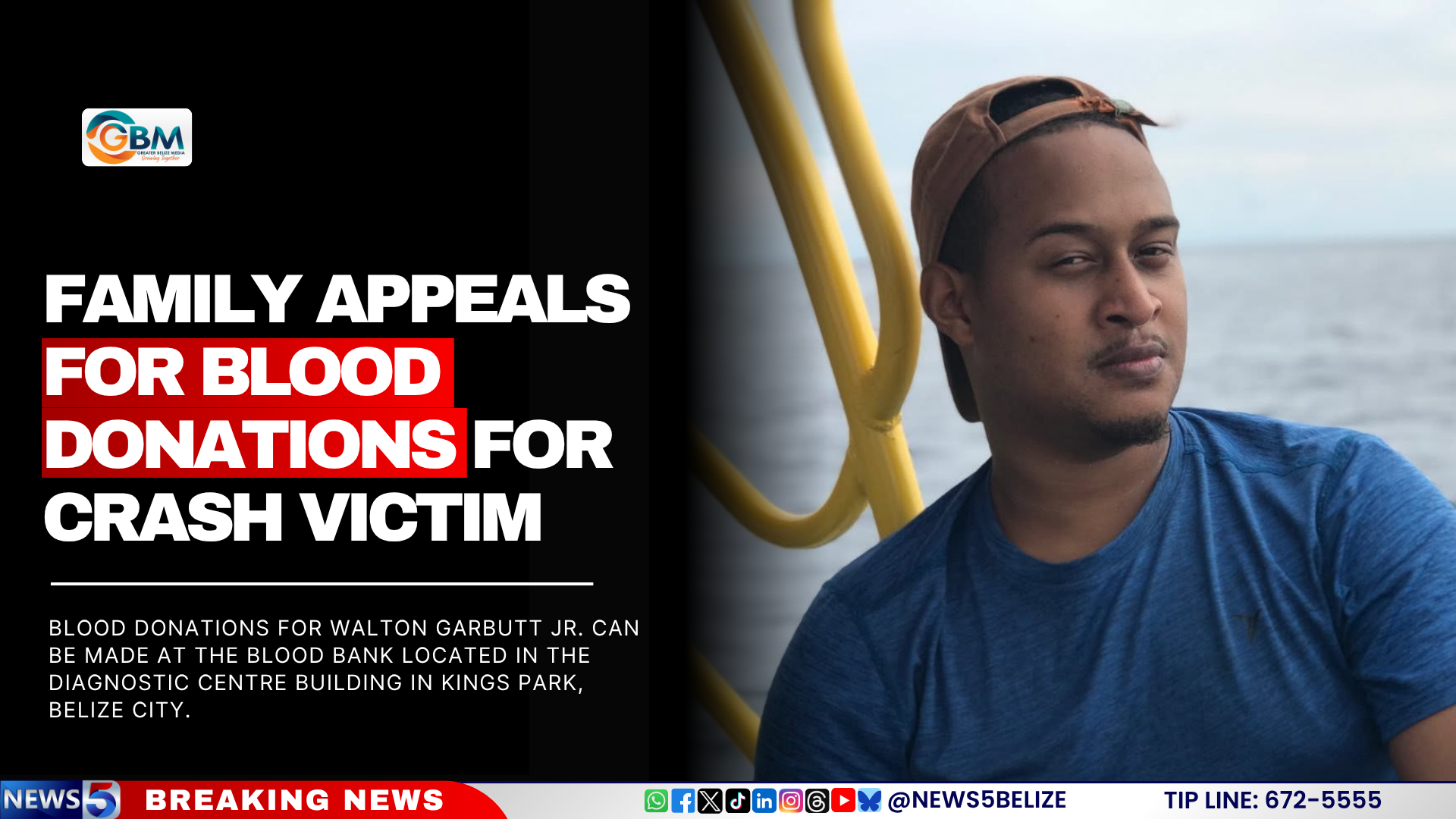 Family Appeals for Blood Donations for Crash Victim