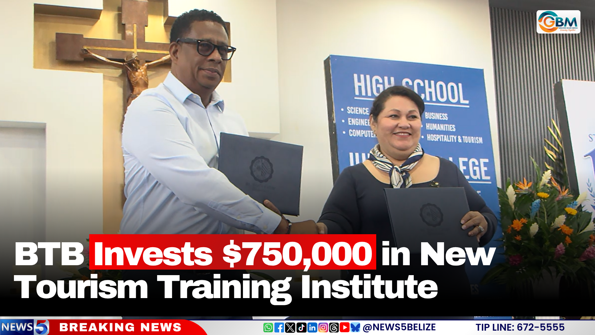 BTB Invests $750,000 in New Tourism Training Institute 