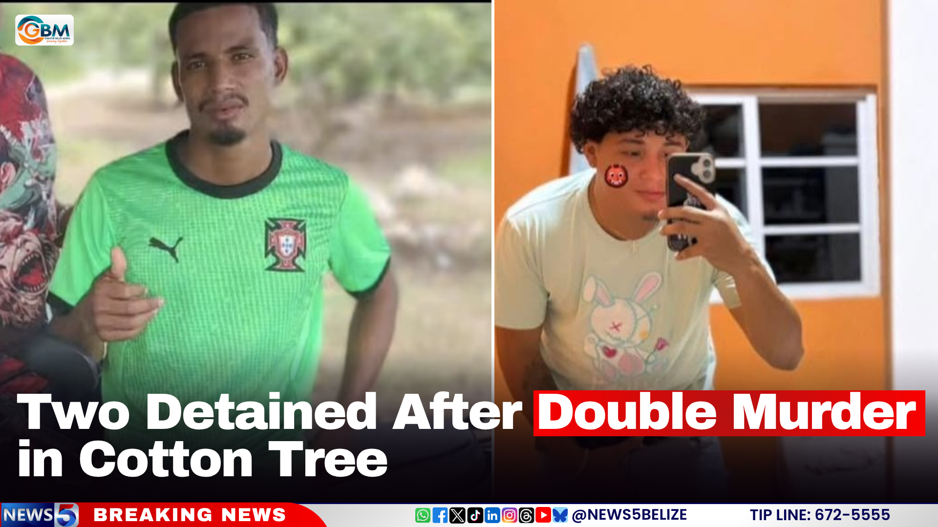Two Detained After Double Murder in Cotton Tree