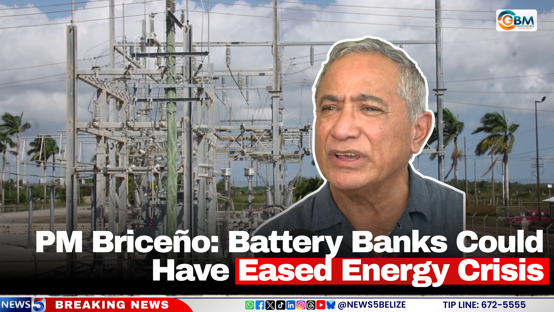 PM Briceño: Battery Banks Could Have Eased Energy Crisis