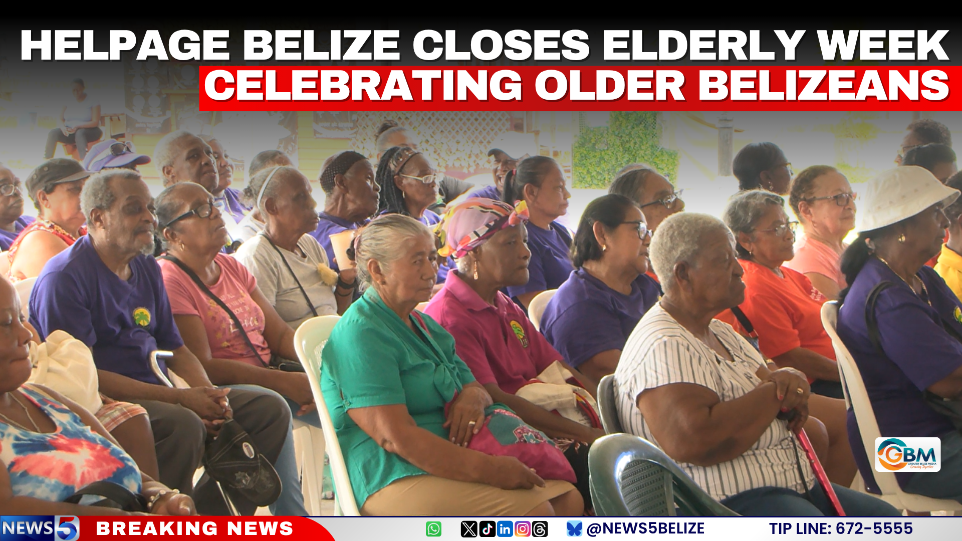 HelpAge Belize Closes Elderly Week Celebrating Older Belizeans