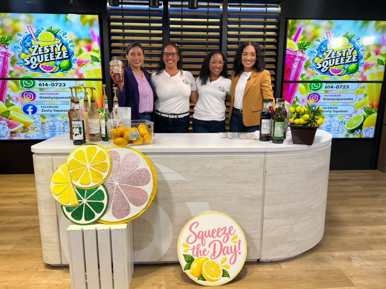 Zesty Squeeze Brings Fresh Lemonade and Big Belizean Flavor