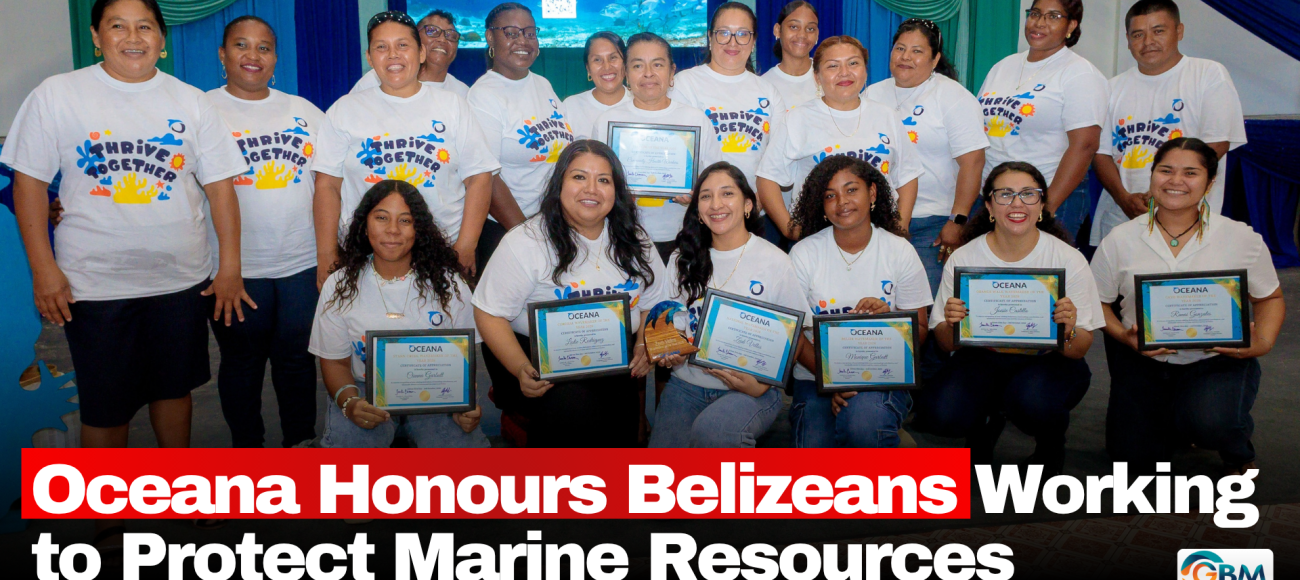 Oceana Honours Belizeans Working to Protect Marine Resources