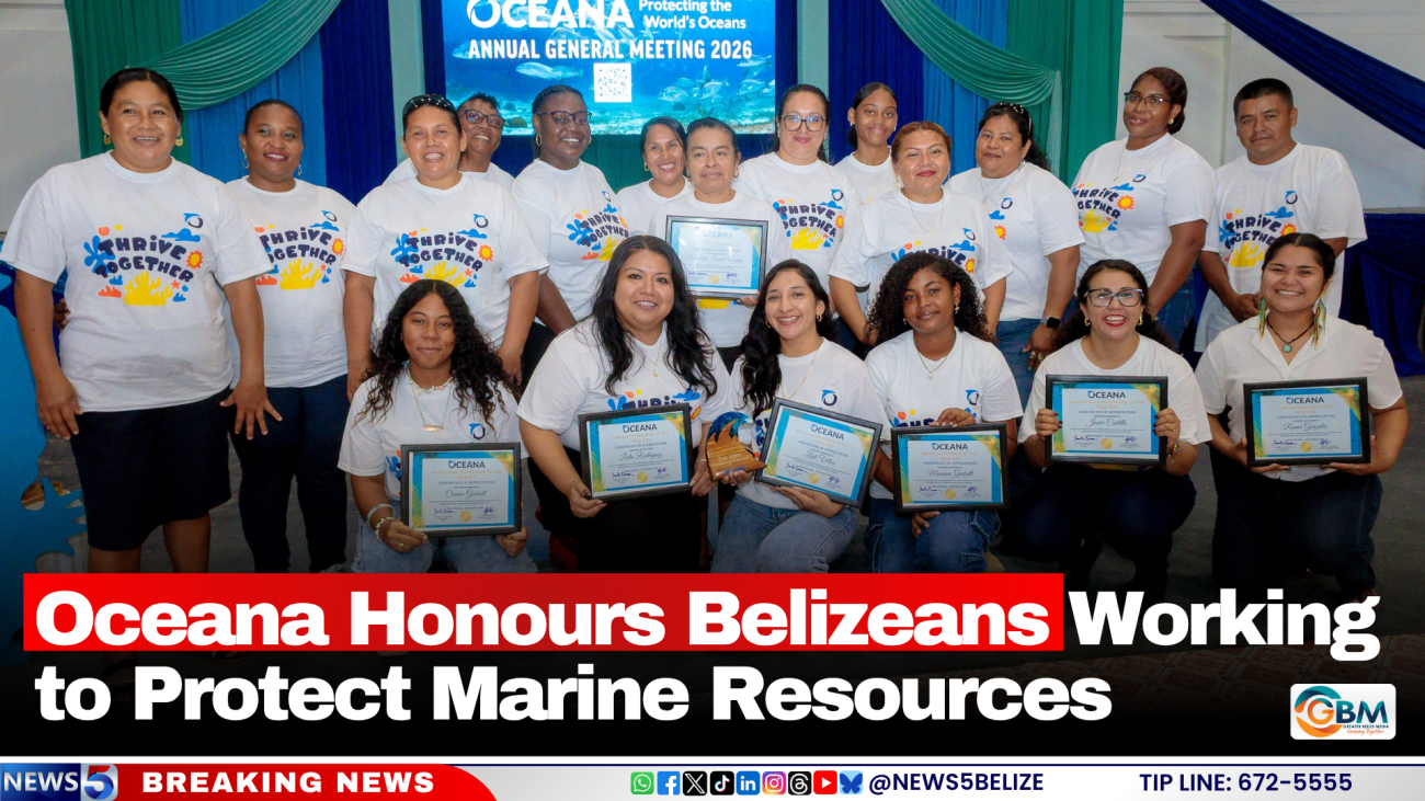 Oceana Honours Belizeans Working to Protect Marine Resources