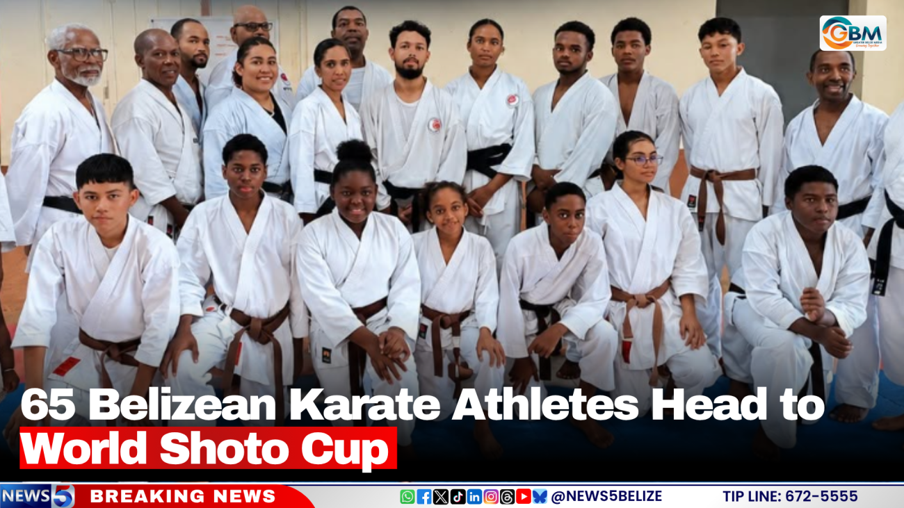 65 Belizean Karate Athletes Head to World Shoto Cup