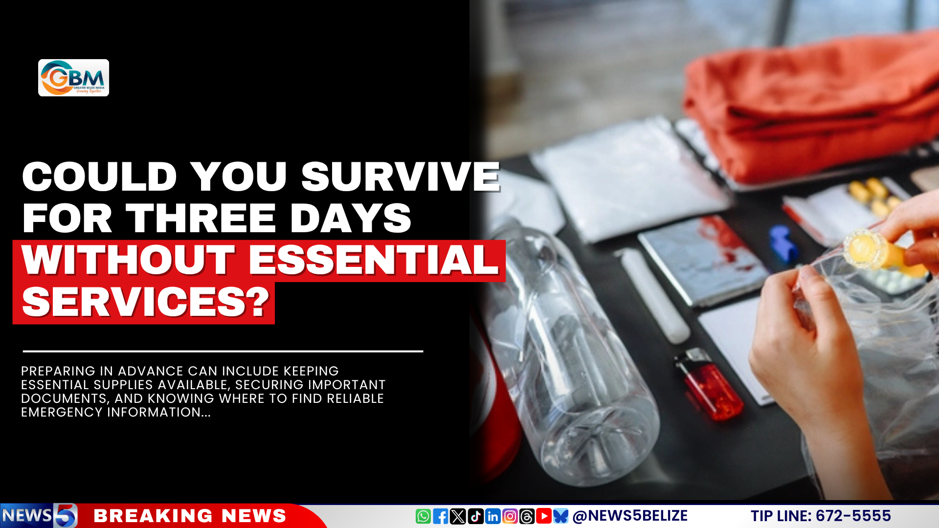 Could You Survive For Three Days Without Essential Services?