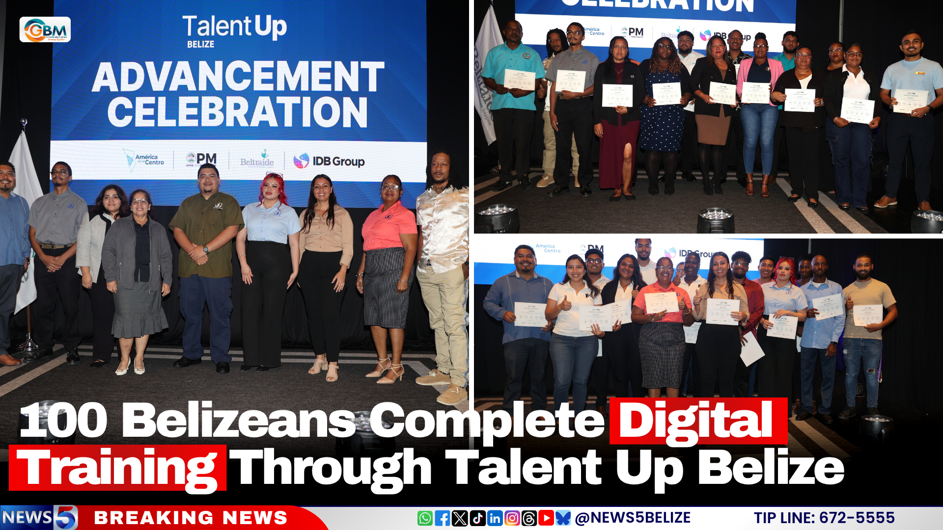 100 Belizeans Complete Digital Training Through Talent Up Belize