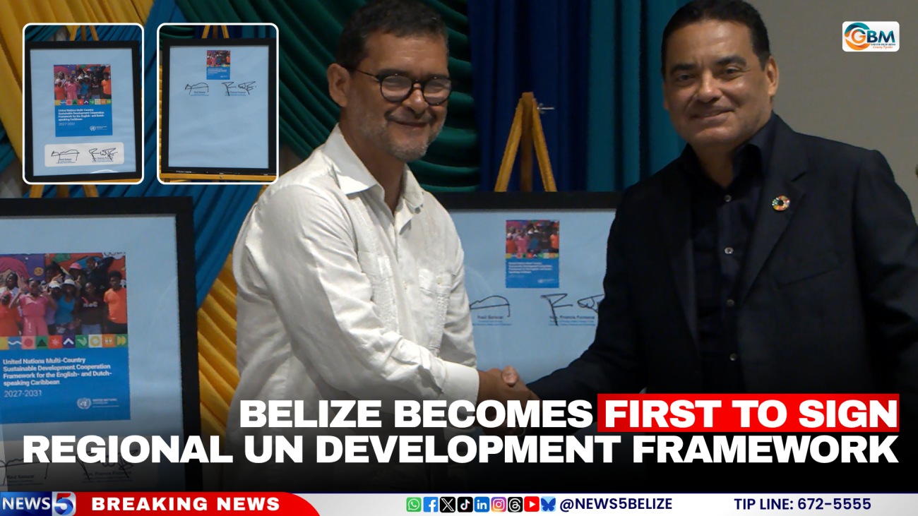 Belize Becomes First to Sign Regional UN Development Framework
