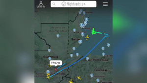 Military Flight Coincides With Offshore Wet Drop