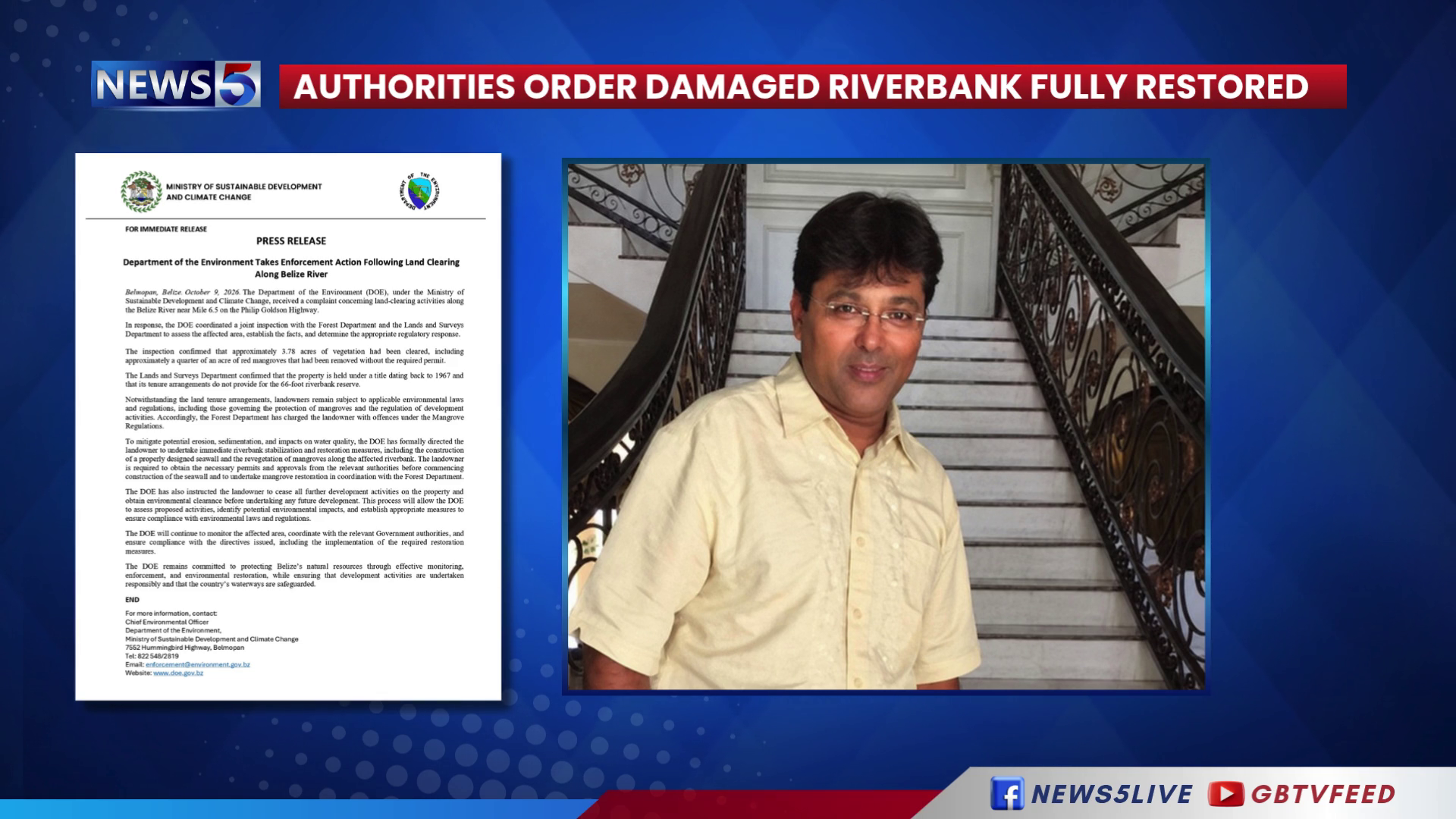 Government Moves Against Illegal Riverbank Clearing