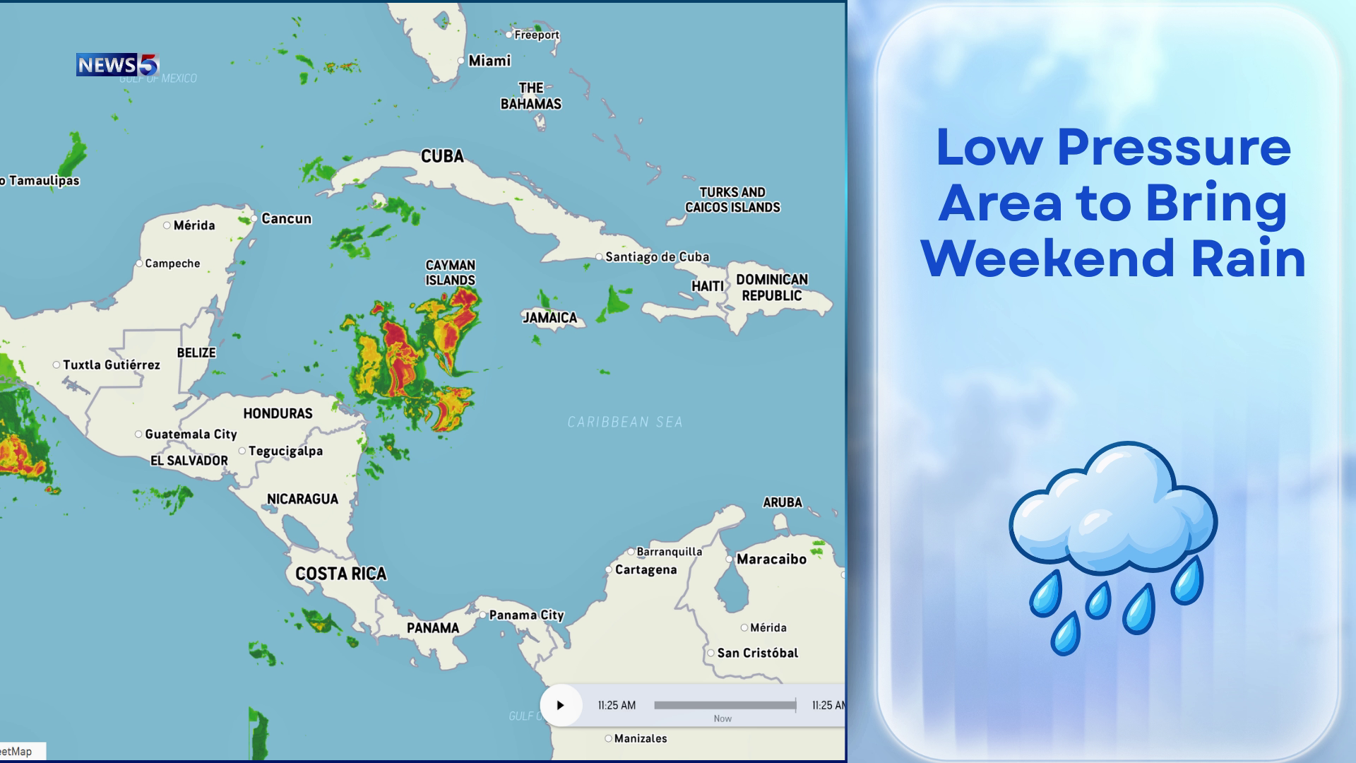 Downpours Could Drench Belize Through Weekend