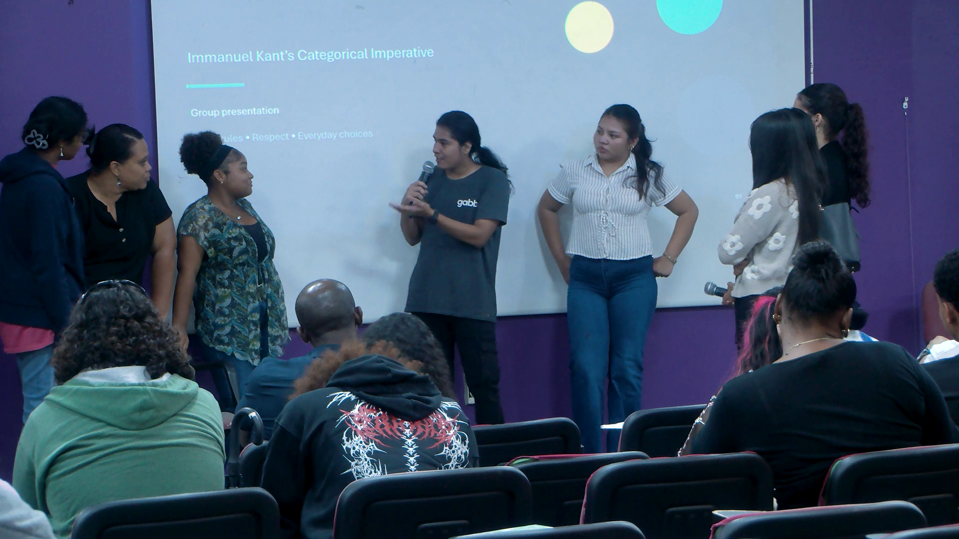 UB Students Act Out Ethics Theories at Belmopan Symposium
